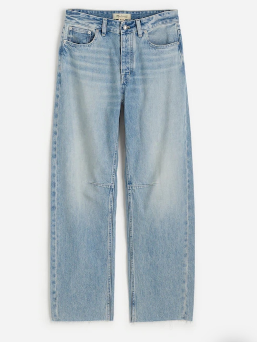 Madewell NWT the Curvy Darted BARREL LEG Jean Edmonson Wash Sz 28 curvy